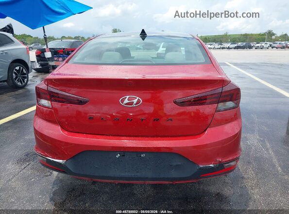 KMHD84LF0KU744870 2019 HYUNDAI ELANTRA Red 