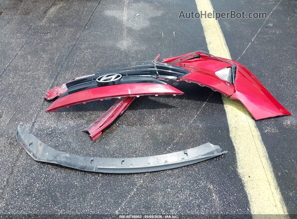 KMHD84LF0KU744870 2019 HYUNDAI ELANTRA Red Dashboard view