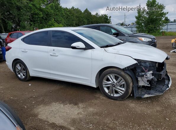 KMHD84LF0LU011820 2020 HYUNDAI ELANTRA White Передня права чверть