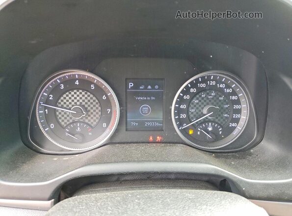 KMHD84LF0LU011820 2020 HYUNDAI ELANTRA White Вид щитка приладів