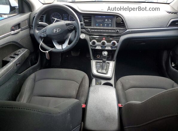 KMHD84LF0LU011820 2020 HYUNDAI ELANTRA White Вид панелі приладів
