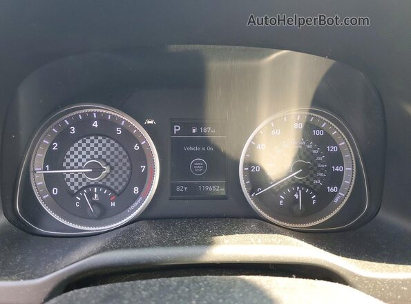 KMHD84LF0LU106913 2020 HYUNDAI ELANTRA Gray Սարքավորումների վահանակի տեսք