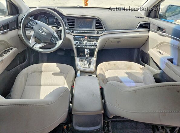 KMHD84LF0LU107253 2020 HYUNDAI ELANTRA Gray წინა პანელის ხედი