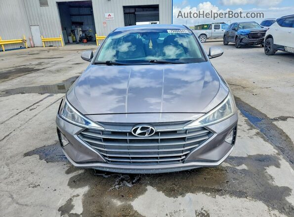 KMHD84LF0LU107253 2020 HYUNDAI ELANTRA Gray წინა ხედი