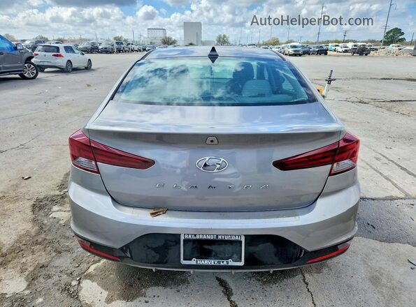 KMHD84LF0LU107253 2020 HYUNDAI ELANTRA Gray უკანა ხედი