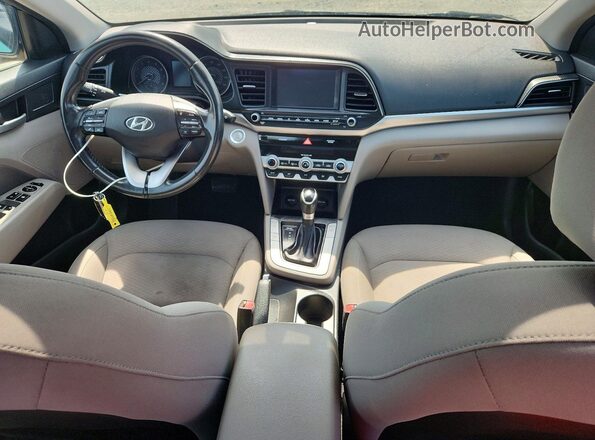 KMHD84LF0LU997897 2020 HYUNDAI ELANTRA Black Вид панелі приладів