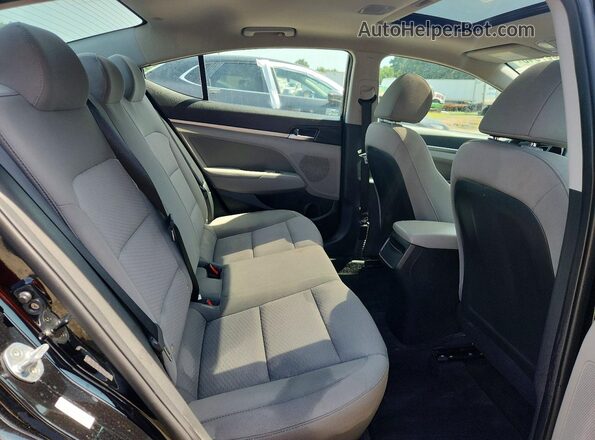 KMHD84LF0LU997897 2020 HYUNDAI ELANTRA Black Вид задніх сидінь