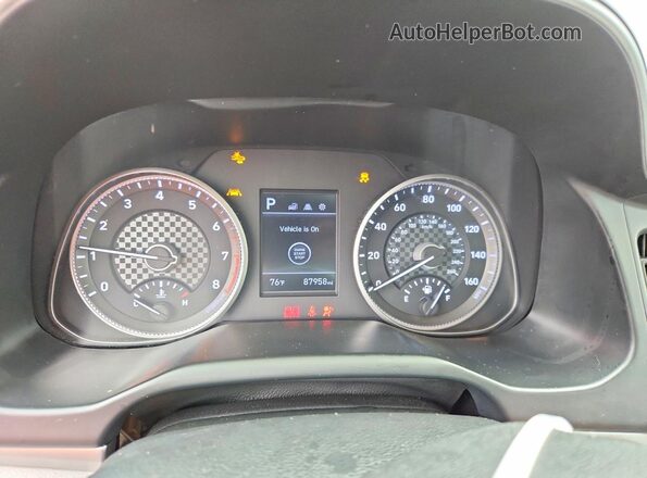KMHD84LF0LU997897 2020 HYUNDAI ELANTRA Black Вид щитка приладів