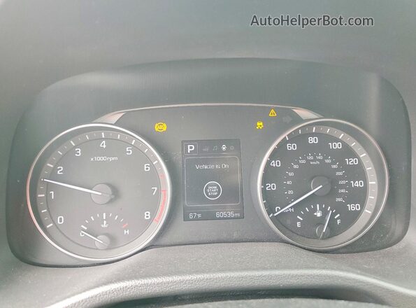 KMHD84LF1HU245052 2017 HYUNDAI ELANTRA Silver ხელსაწყოთა პანელის ხედი