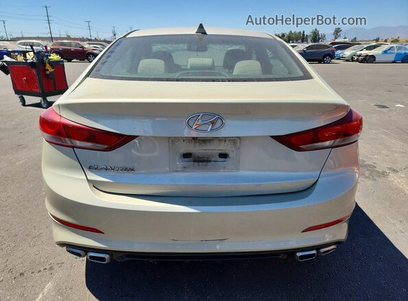 KMHD84LF1HU250428 2017 HYUNDAI ELANTRA Gray Widok z tyłu