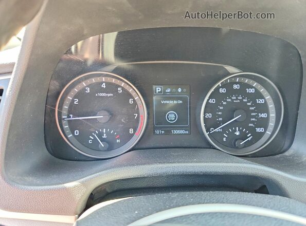 KMHD84LF1HU250428 2017 HYUNDAI ELANTRA Gray Widok zestawu wskaźników