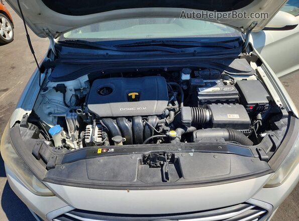 KMHD84LF1HU250428 2017 HYUNDAI ELANTRA Gray Widok wnętrza z tyłu