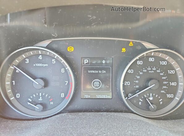 KMHD84LF1HU342476 2017 HYUNDAI ELANTRA Silver Սարքավորումների վահանակի տեսք