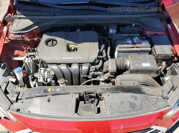 KMHD84LF1JU577692 2018 HYUNDAI ELANTRA Red Սալոնի հետևի տեսք