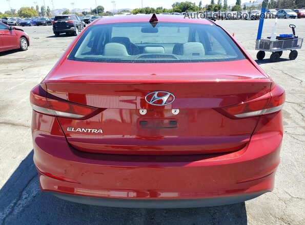 KMHD84LF1JU577692 2018 HYUNDAI ELANTRA Red Հետևի տեսք