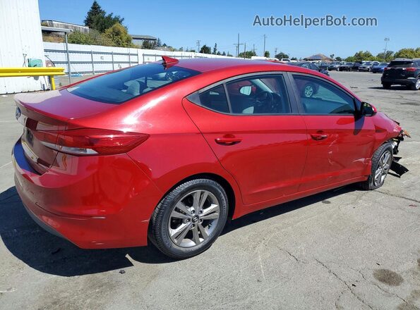 KMHD84LF1JU577692 2018 HYUNDAI ELANTRA Red Հետևի աջ
