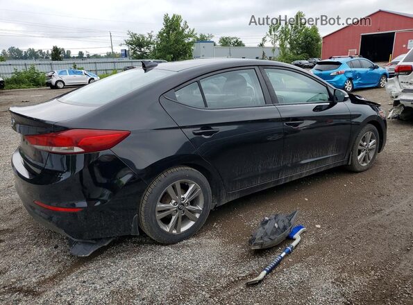 KMHD84LF1JU623263 2018 HYUNDAI ELANTRA Black Հետևի աջ