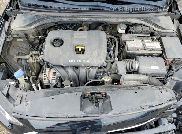 KMHD84LF1JU623263 2018 HYUNDAI ELANTRA Black Սալոնի հետևի տեսք