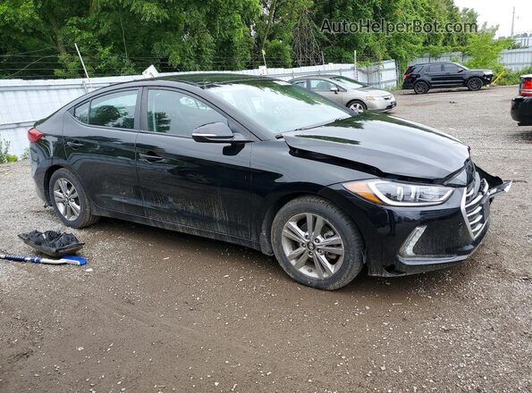 KMHD84LF1JU623263 2018 HYUNDAI ELANTRA Black Առջևի աջ