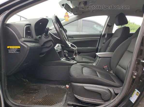 KMHD84LF1JU623263 2018 HYUNDAI ELANTRA Black Սալոնի դիմացի տեսք