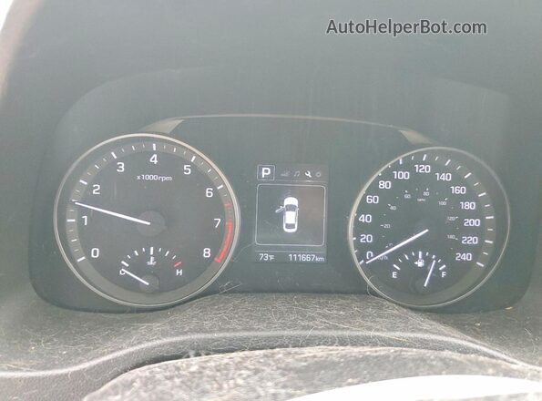 KMHD84LF1JU623263 2018 HYUNDAI ELANTRA Black Սարքավորումների վահանակի տեսք