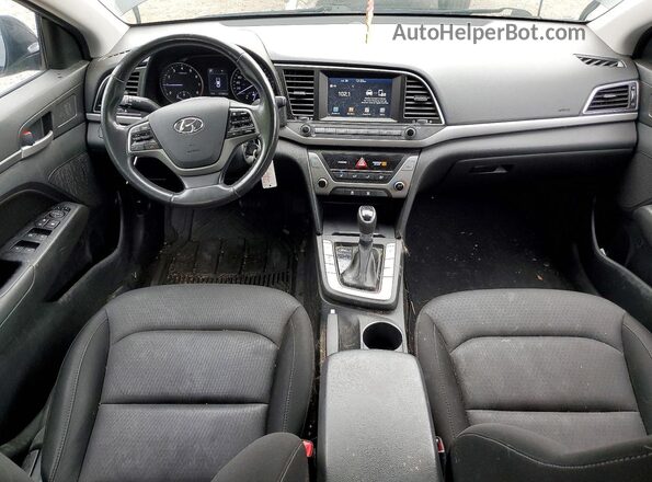 KMHD84LF1JU623263 2018 HYUNDAI ELANTRA Black Առջևի վահանակի տեսք