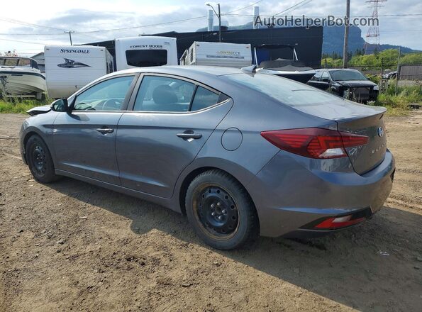 KMHD84LF1KU788327 2019 HYUNDAI ELANTRA Gray Trasero izquierdo