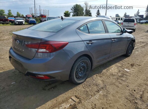 KMHD84LF1KU788327 2019 HYUNDAI ELANTRA Gray Trasero derecho