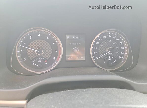 KMHD84LF1KU788327 2019 HYUNDAI ELANTRA Gray Vista del cuadro de instrumentos