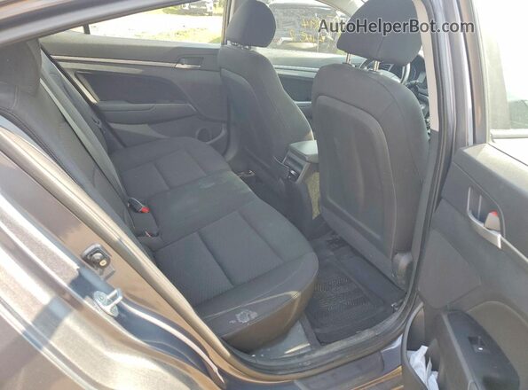 KMHD84LF1KU788327 2019 HYUNDAI ELANTRA Gray Vista interior trasera