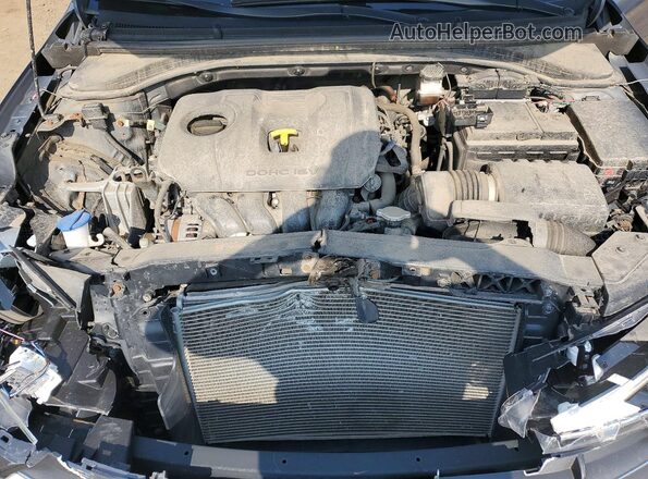 KMHD84LF1KU788327 2019 HYUNDAI ELANTRA Gray Vista del compartimento del motor