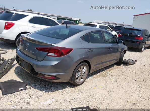 KMHD84LF1KU825019 2019 HYUNDAI ELANTRA Silver Trasero derecho