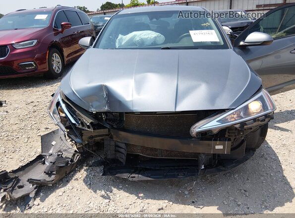 KMHD84LF1KU825019 2019 HYUNDAI ELANTRA Silver Vista frontal