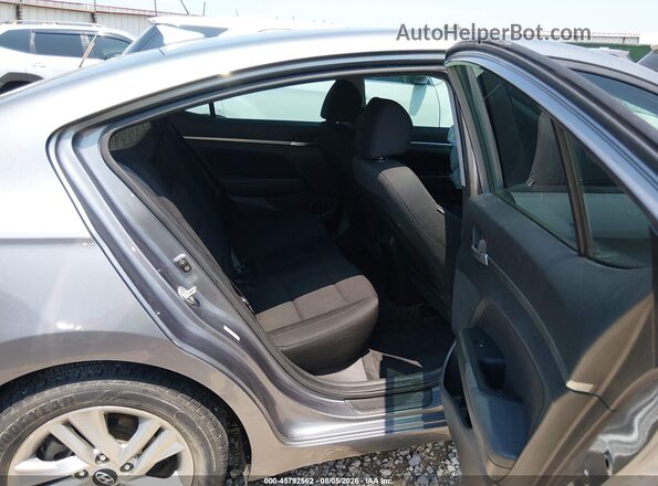 KMHD84LF1KU825019 2019 HYUNDAI ELANTRA Silver Vista de la etiqueta del VIN