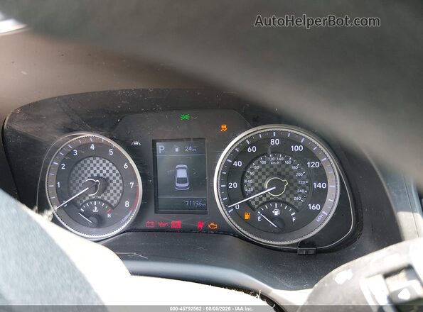 KMHD84LF1KU825019 2019 HYUNDAI ELANTRA Silver Vista de los asientos traseros