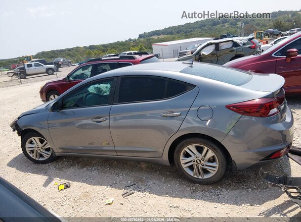 KMHD84LF1KU825019 2019 HYUNDAI ELANTRA Silver Vista interior de 360 grados
