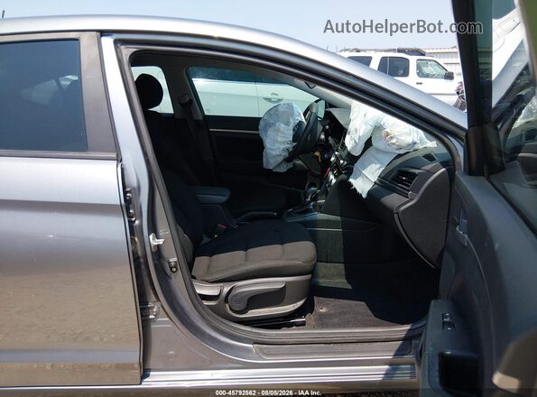KMHD84LF1KU825019 2019 HYUNDAI ELANTRA Silver Vista interior delantera