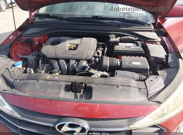 KMHD84LF1KU845030 2019 HYUNDAI ELANTRA Red Rear view