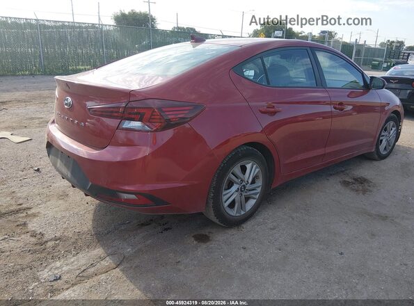 KMHD84LF1KU845030 2019 HYUNDAI ELANTRA Red Rear right