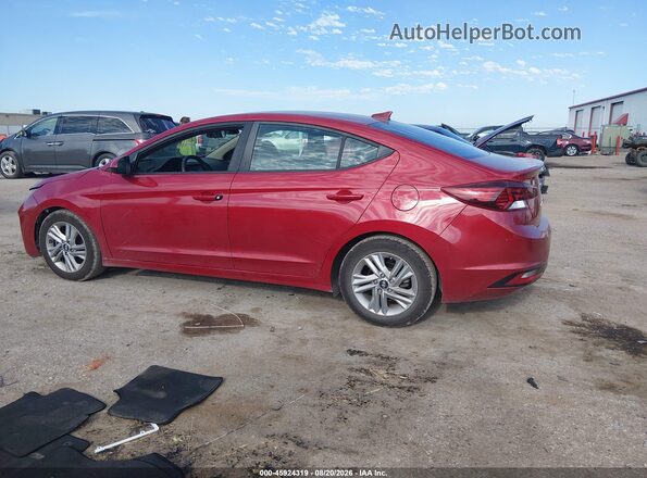 KMHD84LF1KU845030 2019 HYUNDAI ELANTRA Red 360 interior view