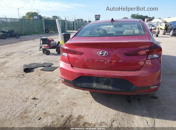 KMHD84LF1KU845030 2019 HYUNDAI ELANTRA Red 