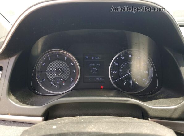 KMHD84LF1KU865052 2019 HYUNDAI ELANTRA Black Instrument cluster view