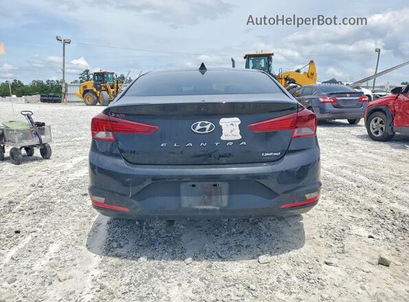 KMHD84LF1KU865052 2019 HYUNDAI ELANTRA Black Rear view