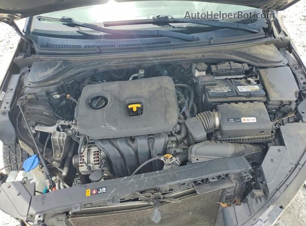 KMHD84LF1KU865052 2019 HYUNDAI ELANTRA Black Rear interior view