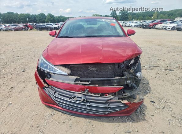 KMHD84LF1LU020994 2020 HYUNDAI ELANTRA Red Widok z przodu