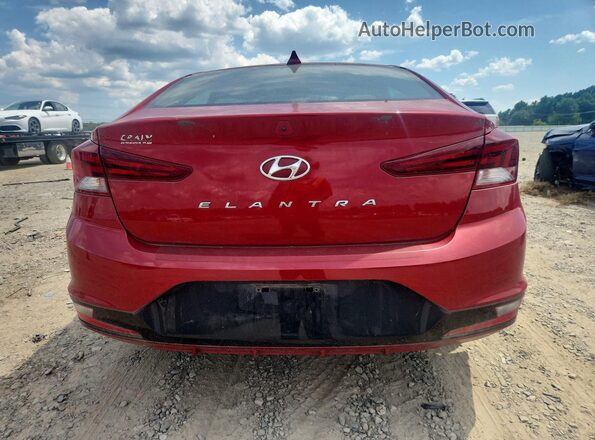 KMHD84LF1LU020994 2020 HYUNDAI ELANTRA Red Widok z tyłu