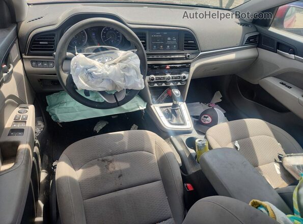 KMHD84LF1LU020994 2020 HYUNDAI ELANTRA Red Widok deski rozdzielczej