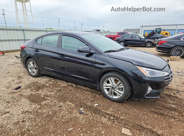 KMHD84LF1LU028464 2020 HYUNDAI ELANTRA Black Delantero derecho