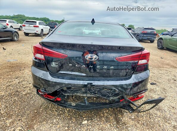 KMHD84LF1LU028464 2020 HYUNDAI ELANTRA Black Vista trasera