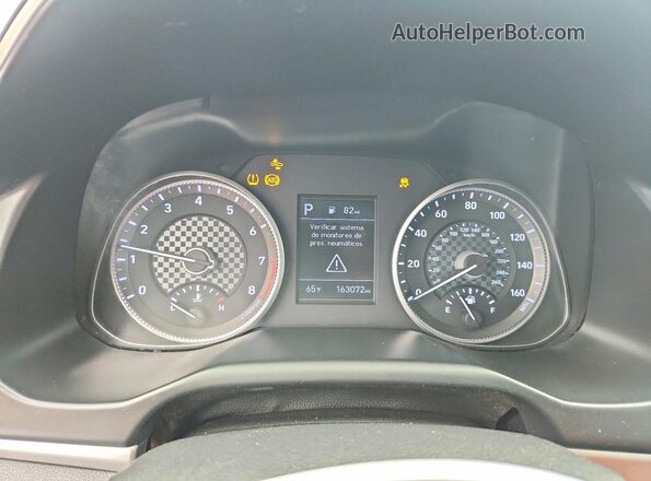 KMHD84LF1LU028464 2020 HYUNDAI ELANTRA Black Vista del cuadro de instrumentos